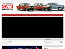 Tablet Screenshot of fsoautoklub.pl